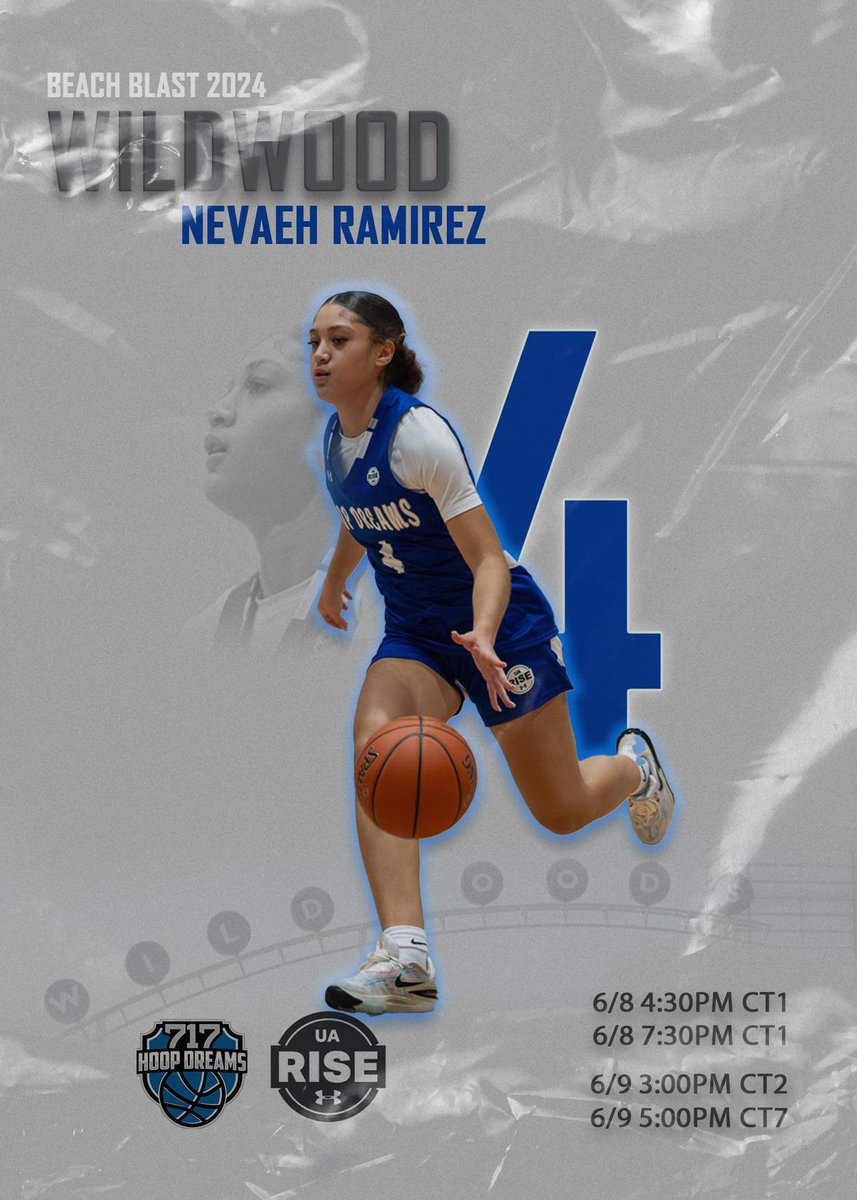 nevaeh_ramirez4's tweet photo. Here’s my schedule for this weekend in Wildwood!! @717Hoopdreams https://t.co/wlyRaU0OYu