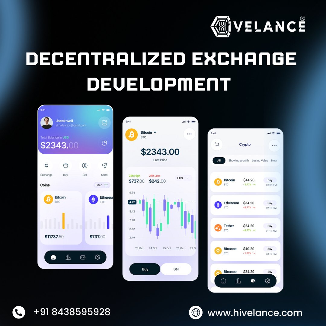 hivelance_tech's tweet image. Create a unique decentralized exchange platform with a ton of user-friendly features and design using our decentralized exchange software development services.
Explore More - hivelance.com/decentralized-…
#hivelance #decentralizedexchangescript #decentralizedexchangeplatform