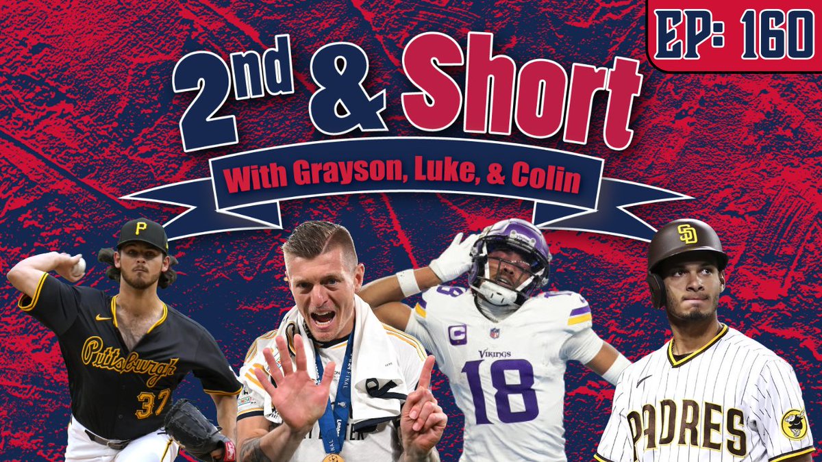 2ndshortpod's tweet photo. Ep 160 Is Now Available!

Tucupita Marcano Given a Lifetime Ban, Justin Jefferson's Record Contract, &amp; Kroos Goes Out On Top

https://t.co/UpyHRFZLKx https://t.co/XUiu3z0Uz7