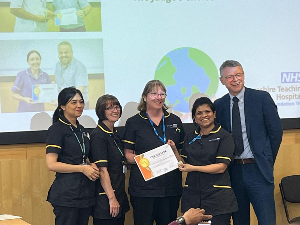 Congratulations to our International Nurse OSCE tutors, a well deserved award for all their hard work and dedication to all our international nurses. The PED Team has won Team of the Year award at our internationally educated colleagues celebration day
