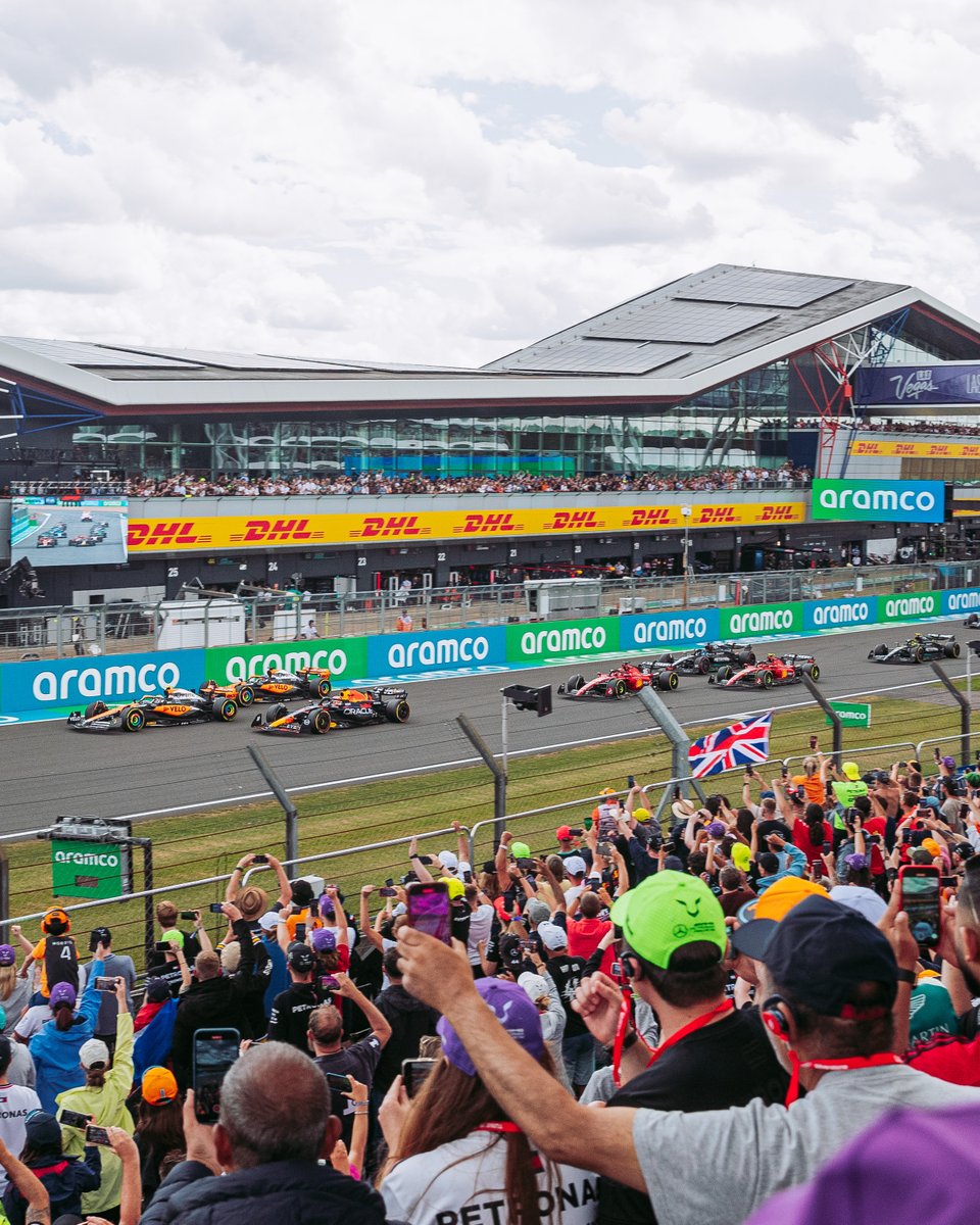 SilverstoneUK's tweet photo. What's that? Oh yes, it's ONE MONTH UNTIL LIGHTS OUT 🤩

#BritishGP #F1 https://t.co/ZVpzKpsLv5
