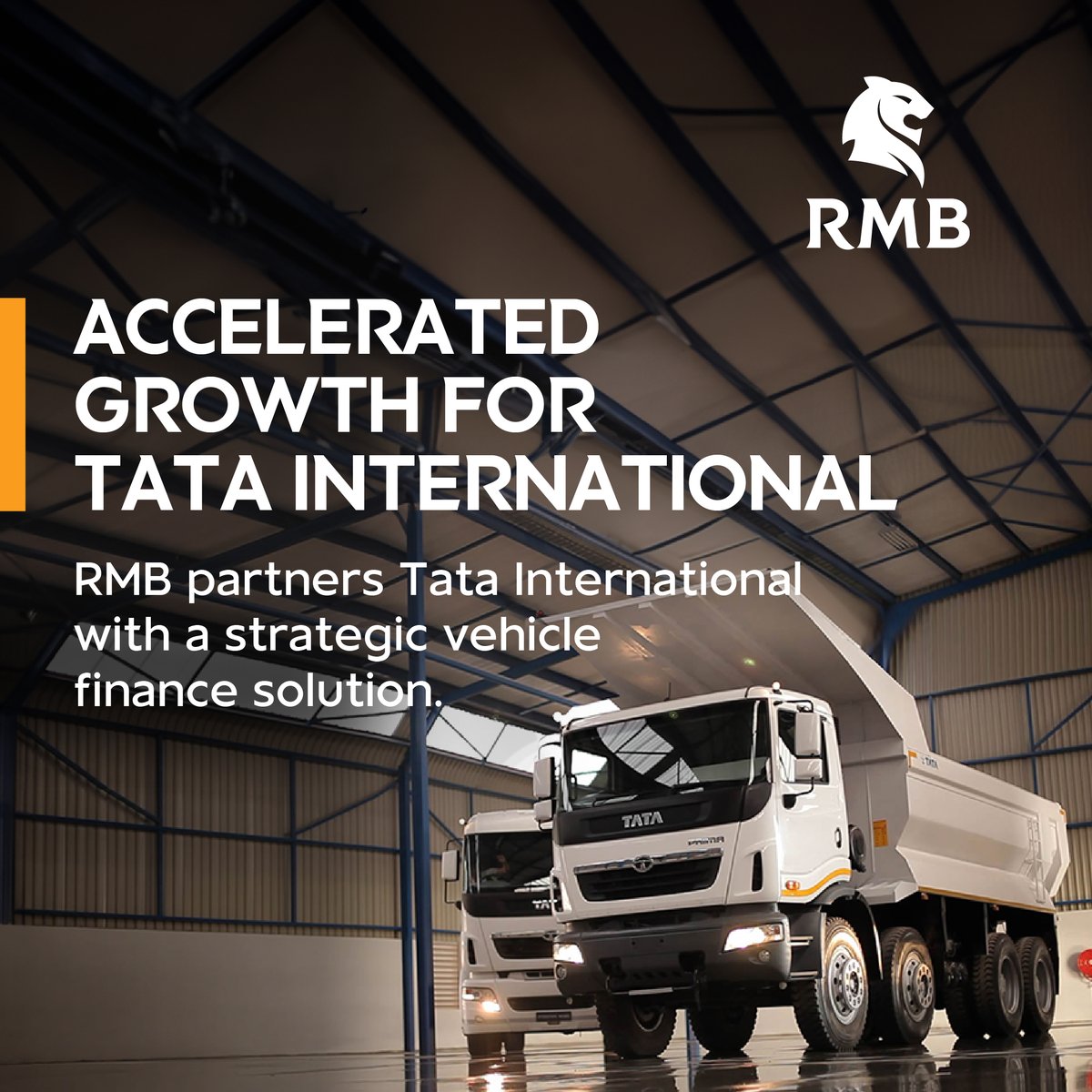 RMBCIB's tweet image. .@TataIntl is enabled for further growth of vehicle sales across Africa with our structured funding solution and leading expertise in the Indo-Africa corridor. 
Read more: rmb.co.za/u/JxumOw
#StructuredFinance #Vehicles #ThinkAfrica