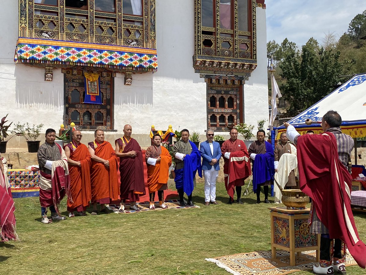 nawaraj77's tweet photo. Today marked a historic inauguration of largest irrigation schemes by Minister, MoAL. It will solve the water woes the communities were grappling with. They were excited to start the paddy transplantation after more than 15 yrs. Thank you @theGCF @UNDP_Bhutan #RGoB https://t.co/dBkP7tMV15