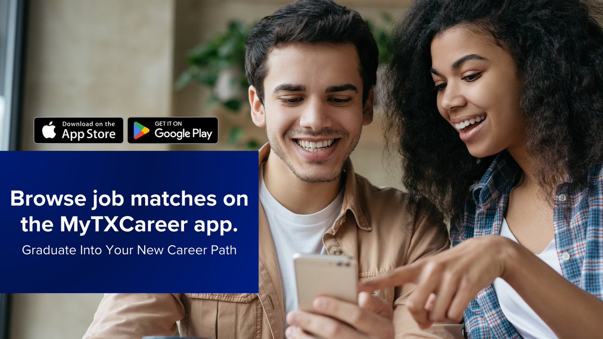 🎓 #Graduate into your new #career path! Unlock fresh opportunities with MyTXCareer. Explore job matches and recommended career paths tailored just for you. Download the app now!

· Apple: pulse.ly/3wt6mpssco
· Android: pulse.ly/aoqrcjqtah
