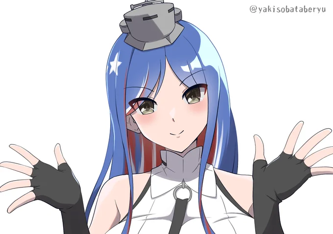 #艦これ版深夜の真剣お絵描き60分一本勝負#艦これ版真剣お絵描き60分一本勝負_20240607サウスダコタ! 
