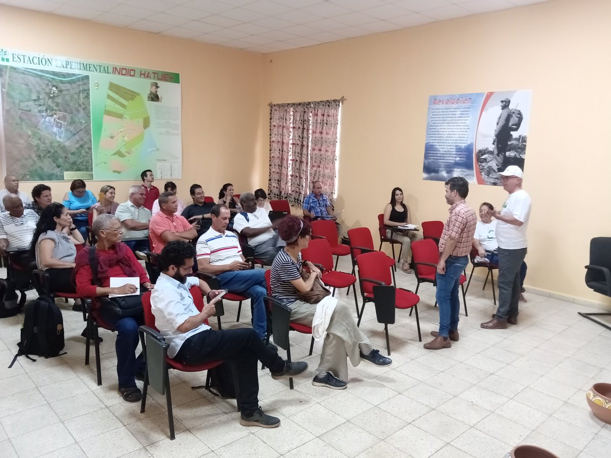 gnufre's tweet photo. Recibe la Estación experimental de Pastos y Forrajes Indio Hatuey en Matanzas a los participantes del Taller  Revisión de resultados del proyecto Conectando Conocimientos. GNUFRE en apoyo a la nueva política para la transición energética en Cuba https://t.co/MNJrtc9CaG