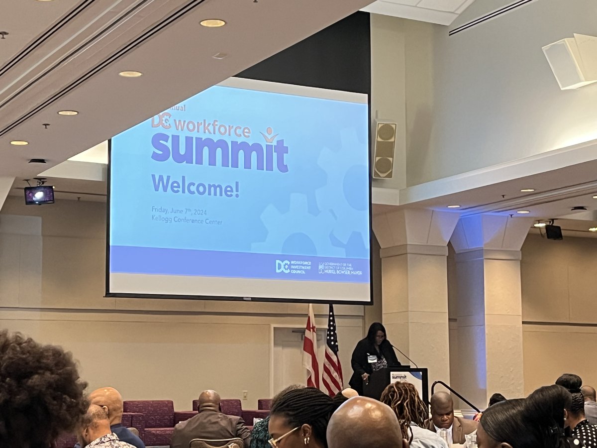 The 2nd Annual DC Workforce Summit is in full swing!

#dcworkforce #dcgovernment