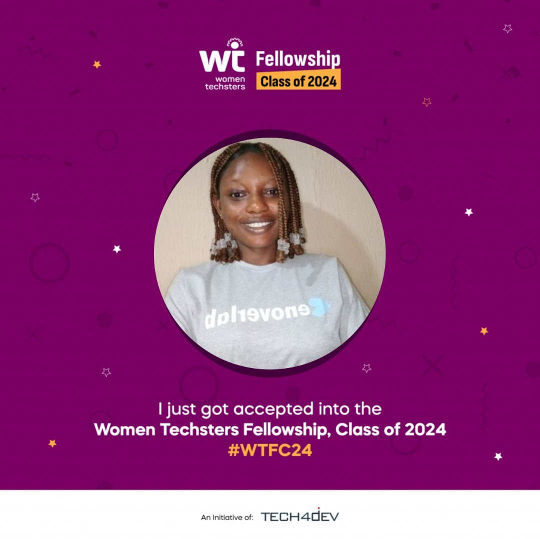 Theweb3Ruby's tweet photo. Wow... It just feels like yesterday when I was accepted into the womentechster fellowship Programme. It's been six months of  showing up consistently and hard work. I'm excited to tell you that I'm officially done with my training at @Tech4DevHQ #Tech4Dev #WTFCareerWeek24 #WTFC24 https://t.co/CKpifUPwd6