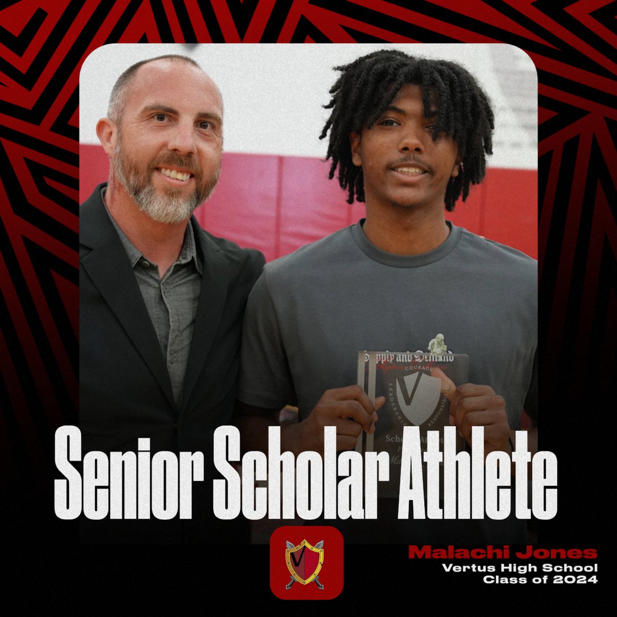 VertusAthletics's tweet photo. Congratulations to our multi-sport Senior Scholar Athlete, Malachi Jones! You can catch Malachi on the football field at Baldwin Wallace University this fall!
#vertusfootball #vertustrack #vertusathletics #vertusdifference https://t.co/BMtz6npPcn