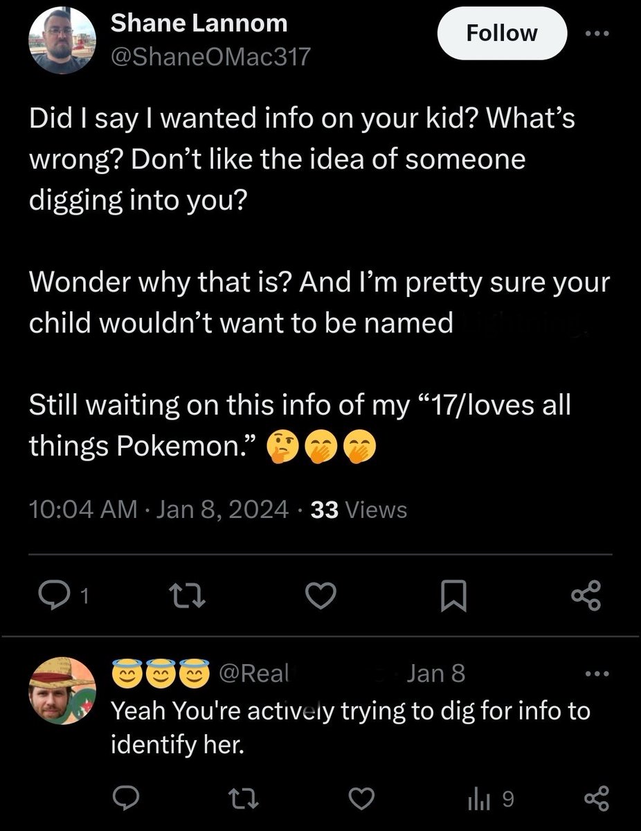 SMiFFdot's tweet photo. I swear, it doesn’t get anymore clear with this guy. Denial and then the admission when he feels he lost control of the situation. Threatens legal action when he feels he no longer has control to try and bully people. 

Shane is 100% certified weirdo.

@PokemonGoApp @FFVII_EC_EN https://t.co/gWF1oHYLD4