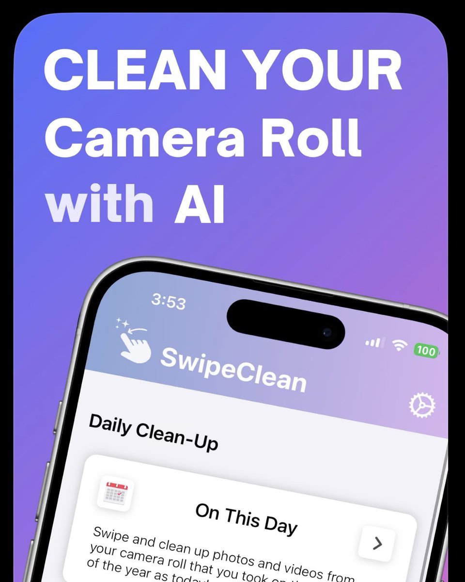 Andrew Lee (@andrewleereal) on Twitter photo Don't Miss Out 🚨
Download the free PicSweep AI iPhone storage cleaner app (🔧 by <a href="/KyleAllenReal/">Kyle Allen</a>) now and enjoy full access to all premium features for free...
FOR LIFE ✨
This promo is ending soon (forever), so make sure to grab it while you can:
🔗: apps.apple.com/us/app/ai-phon… Don't Miss Out 🚨
Download the free PicSweep AI iPhone storage cleaner app (🔧 by <a href="/KyleAllenReal/">Kyle Allen</a>) now and enjoy full access to all premium features for free...
FOR LIFE ✨
This promo is ending soon (forever), so make sure to grab it while you can:
🔗: apps.apple.com/us/app/ai-phon…