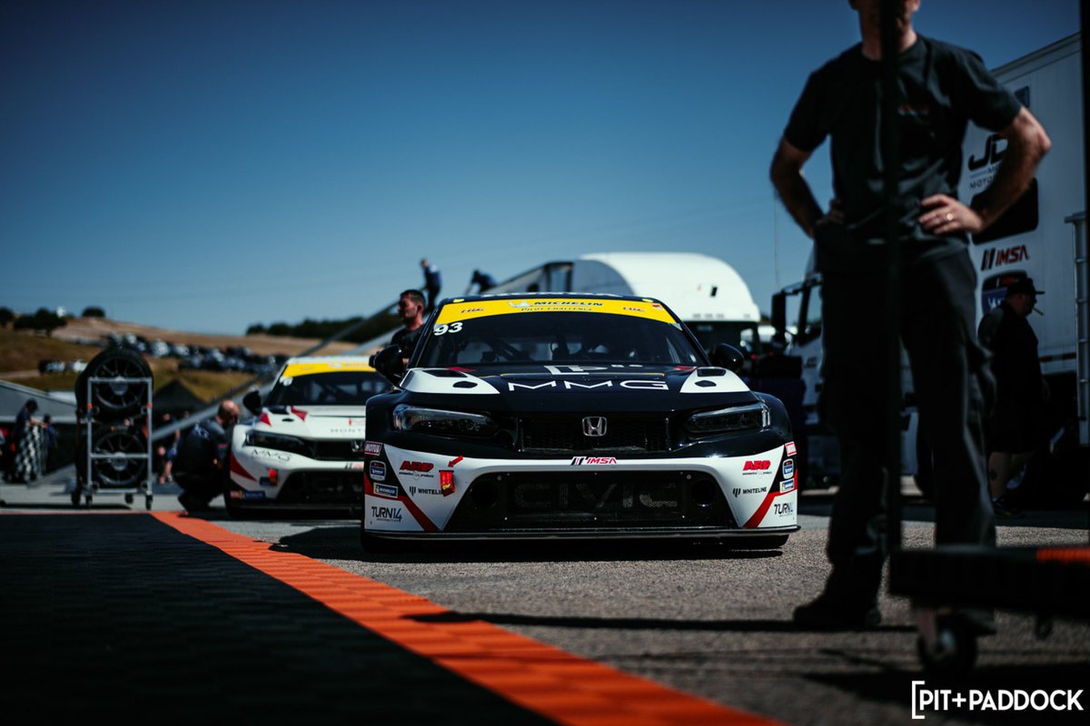 Mishimoto's tweet photo. This weekend, @pitandpaddock , @MTLMtrsprtGrp , @DaiYoshihara and @karlwittmer will be back at it again, racing at Mid-Ohio Sports Car Course to continue the IMSA Michelin Pilot Challenge championship! Good luck to the team and we cant wait to see them climb up the ranks! 🏁 https://t.co/dsH8C2cHnj
