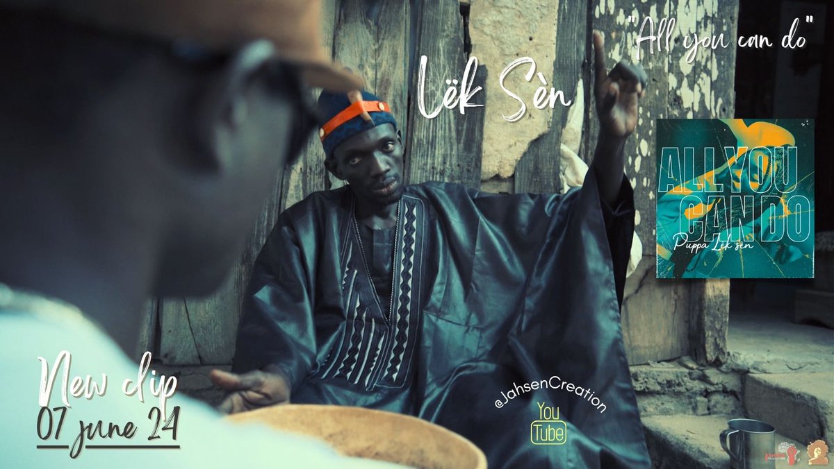 Ce soir à 21h, une nouvelle version du clip "All you can do" sera en ligne. Vous y verrez la richesse de notre culture #Lébou.
.
Extrait de mon EP "All you can do" sorti le 11 mars 2022.
En écoute : orcd.co/puppaleksen-al…