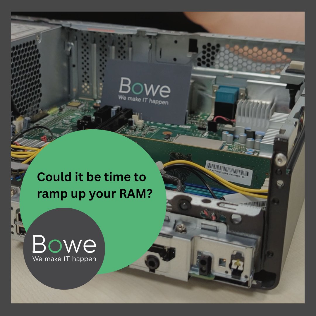 Bowe_Digital's tweet photo. Issues with computer memory can arise from simply not having enough RAM. Luckily, if you do need faster memory this can be done quickly and depending on what you need can be quite inexpensive too
Find out more about RAM https://t.co/n4dRF2bfhs
Or 📲 us on 0191 214 1750 #newcastle https://t.co/MYIxQ6WQ0P