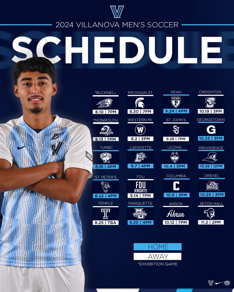 Mark your calendars, #NovaNation! The 2024 schedule is out ✌️

Details: bit.ly/4cbhj9W

#GoNova