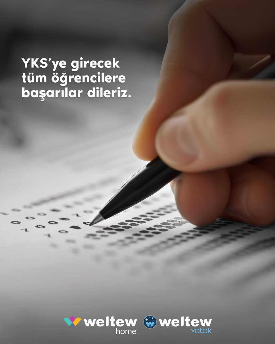 YKS’ye girecek tüm öğrencilere başarılar dileriz.