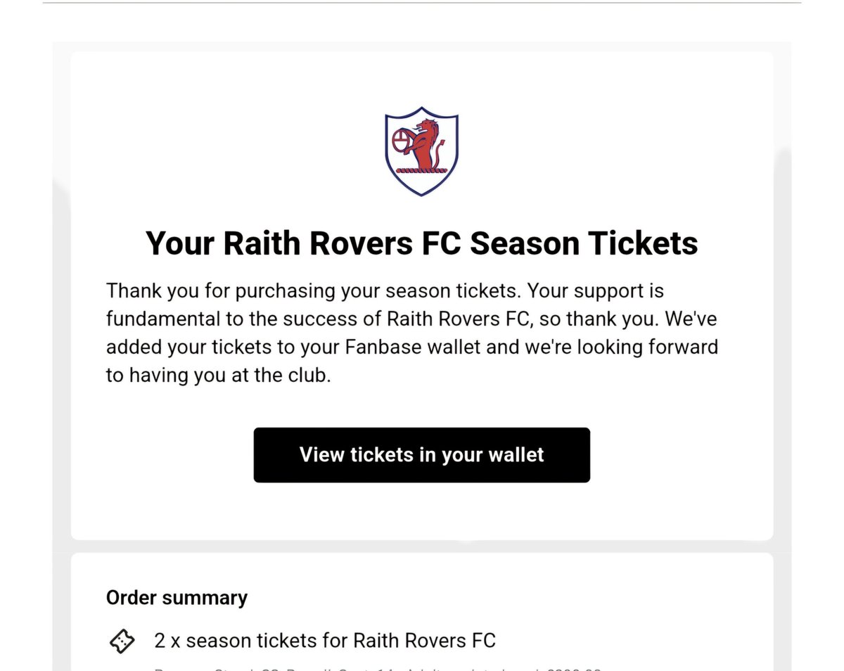 3rd year for me and wee man. Let's gooooo <a href="/RaithRovers/">Raith Rovers Football Club</a>