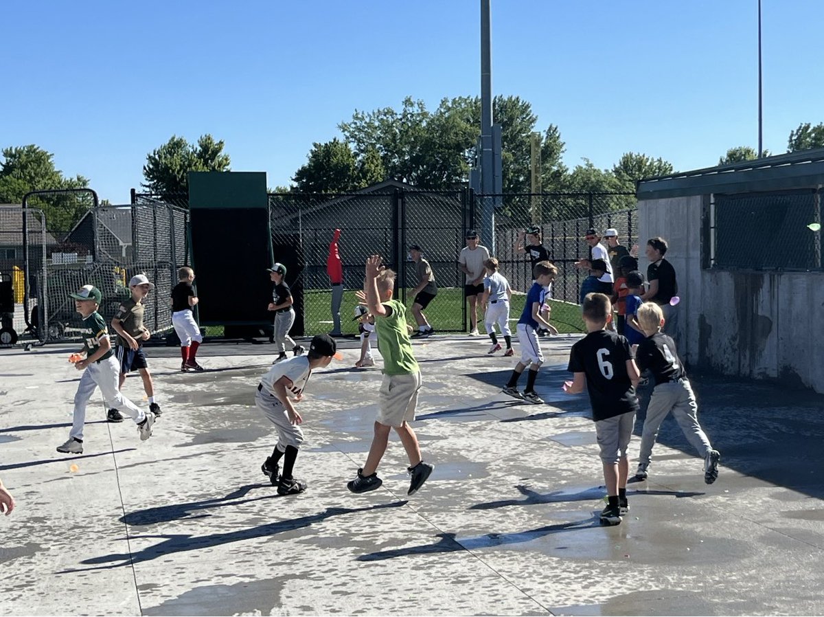 2024 GHS Youth Baseball Camp. Day 2 hitting and a water balloon fight.
