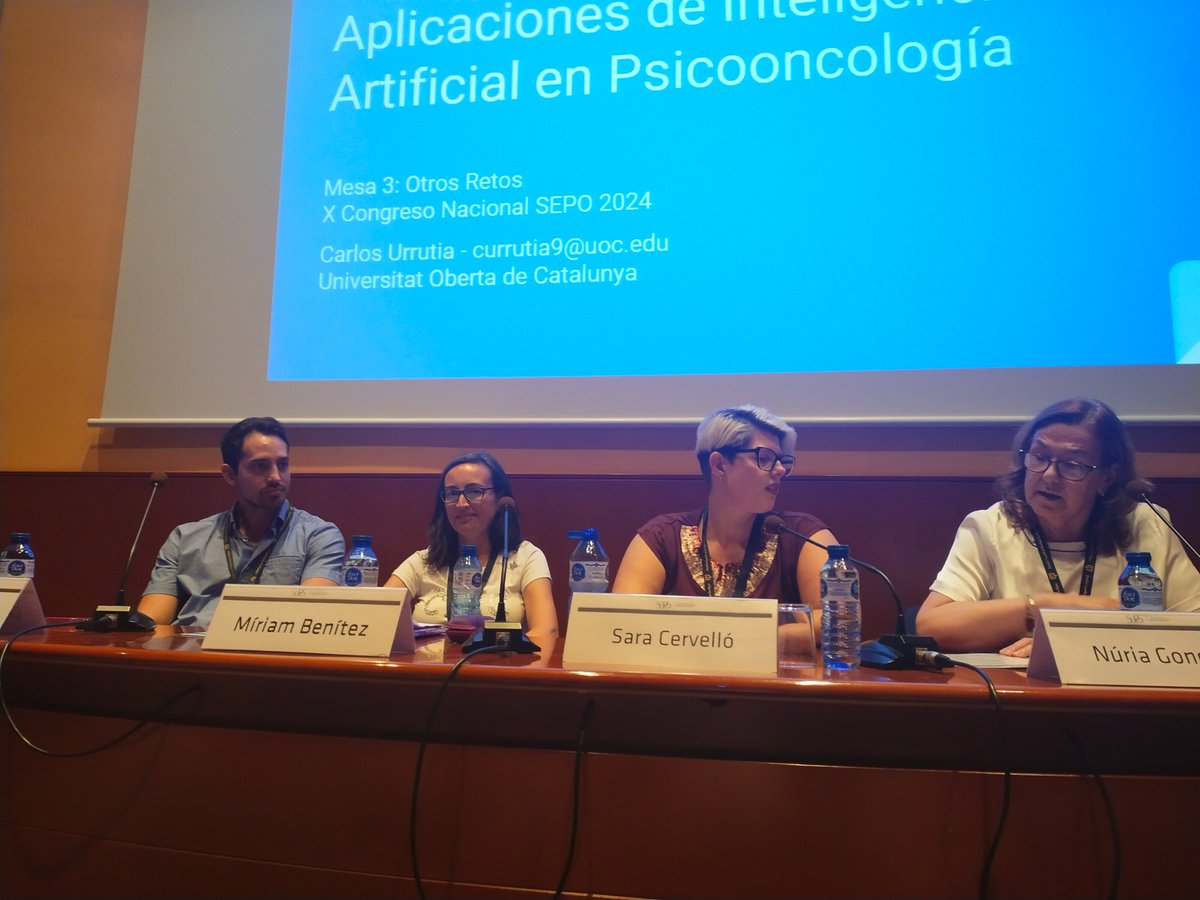 sepo_esp's tweet photo. Última trade con la.mesa sobre nuevos retos: inteligencia artificial, el olvido oncológico, y testimonio de pacientes @CMMet https://t.co/tS31Hmy673