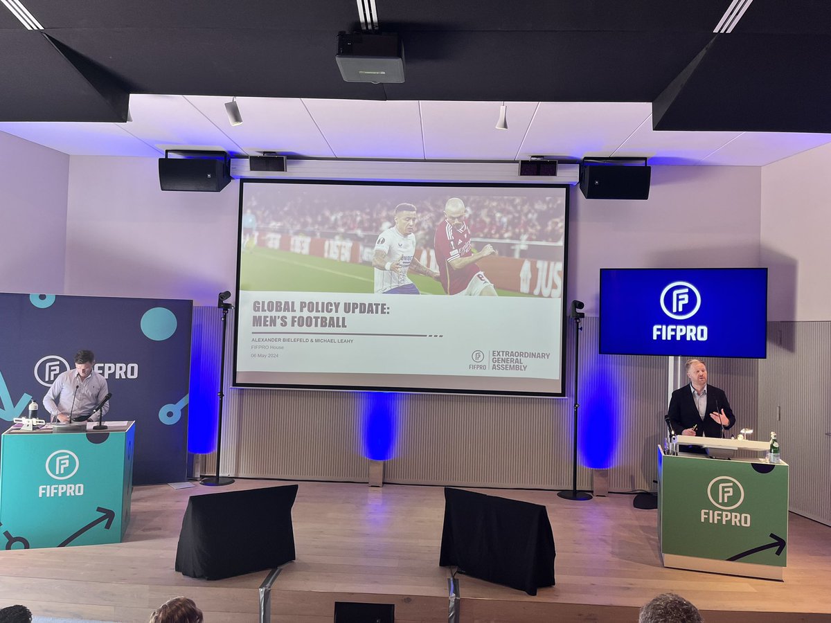 Delighted to attend the <a href="/FIFPRO/">FIFPRO</a> EGM in Amsterdam this week. 
Vital to be there representing all of our members and meeting other associations.
A huge thanks to all of the staff at FIFPro and very grateful to <a href="/PFA/">PFA</a> <a href="/PFAIOfficial/">PFA Ireland</a> <a href="/PFAScotland/">PFA Scotland</a> <a href="/PFAUSA1/">Bob</a> <a href="/canada_pfa/">PFA Canada</a> for their company.