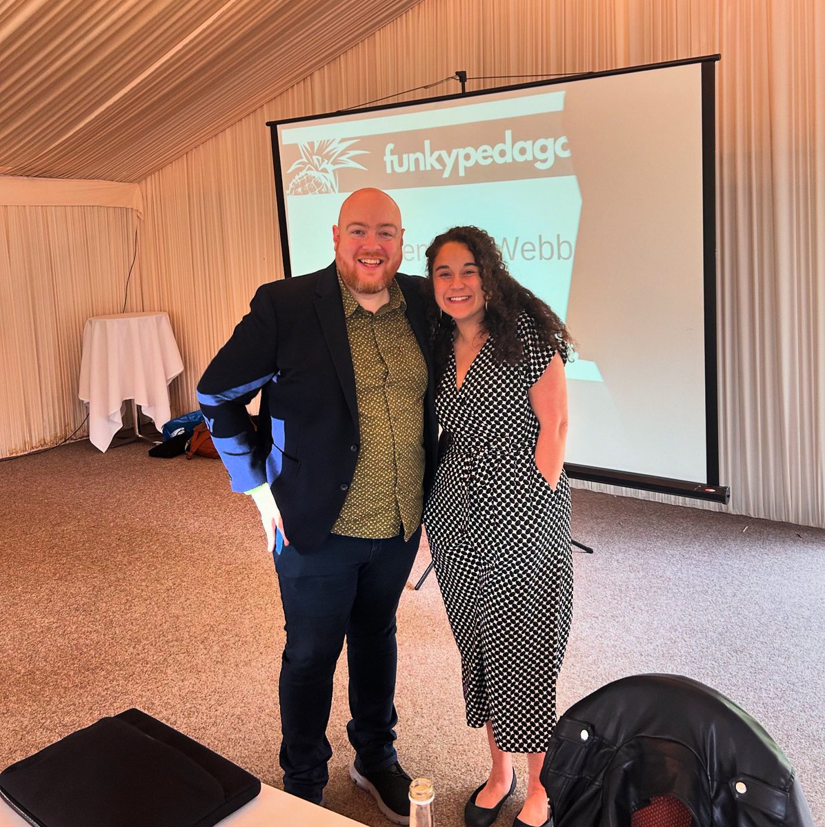 Our amazing facilitators @theaieducatorX and @FunkyPedagogy