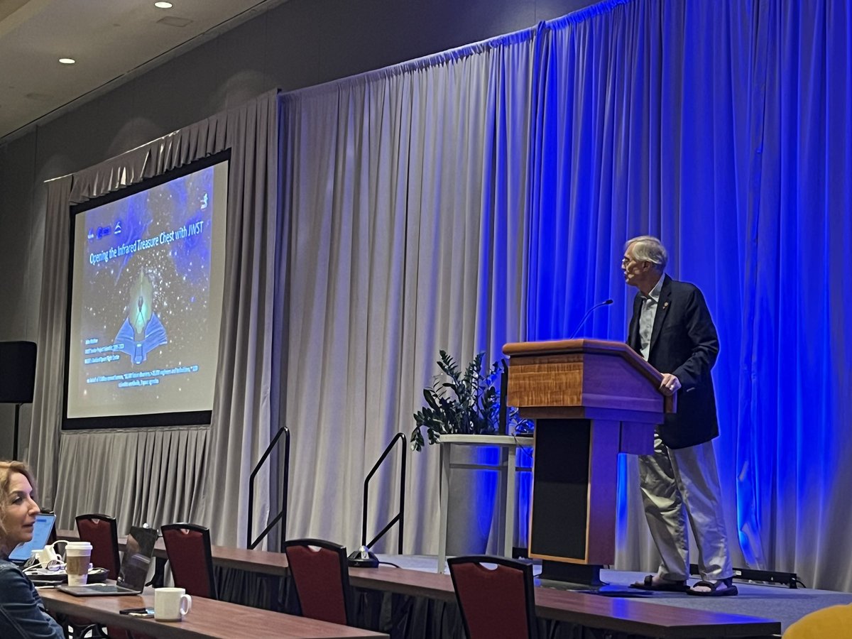 So excited to see Nobel prize winner and leader of the James Webb telescope project Dr John Mather giving a keynote talk at the NIAMS retreat!