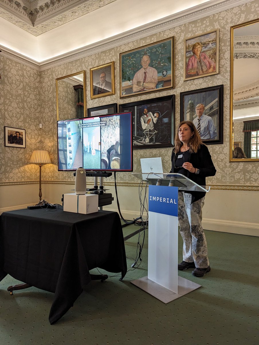 Imperial College London Fungal Science Network (@imperialfungal) on Twitter photo Fascinating talk by Dr Flavia Pinzari <a href="/NHM_London/">Natural History Museum</a> <a href="/CNRsocial_/">CNR Consiglio Nazionale delle Ricerche</a> on estreme fungi growing on books and manuscripts Fascinating talk by Dr Flavia Pinzari <a href="/NHM_London/">Natural History Museum</a> <a href="/CNRsocial_/">CNR Consiglio Nazionale delle Ricerche</a> on estreme fungi growing on books and manuscripts