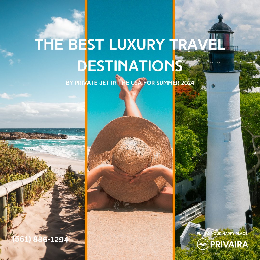 Privairaprivate's tweet photo. Check out our latest blog post on the Best Luxury Travel Destinations by Private Jet in the USA for Summer 2024! Read more: https://t.co/4ITlYPl3o7

#Privaira #FLyPrivate #LuxuryTravel #PrivateJet #Summer2024 #TravelGoals #JetSet #FlyPRIVAIRA #FlyToYourHappyPlace https://t.co/71Uk5xxLMd