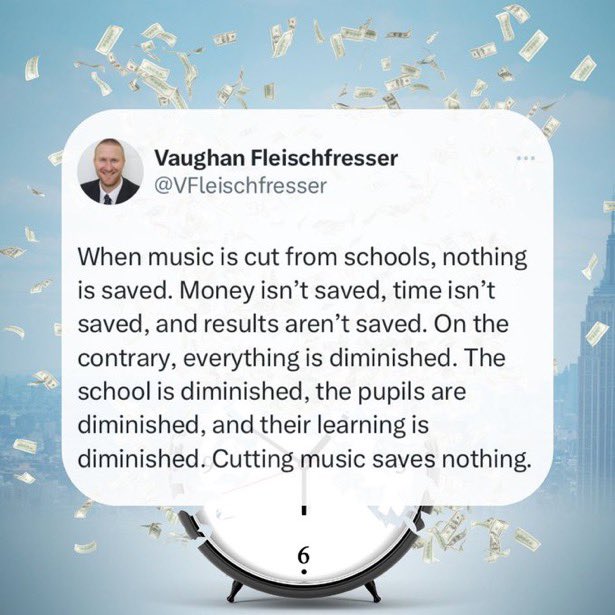 VFleischfresser's tweet photo. Cutting music saves nothing. https://t.co/p8N3uym8Lp
