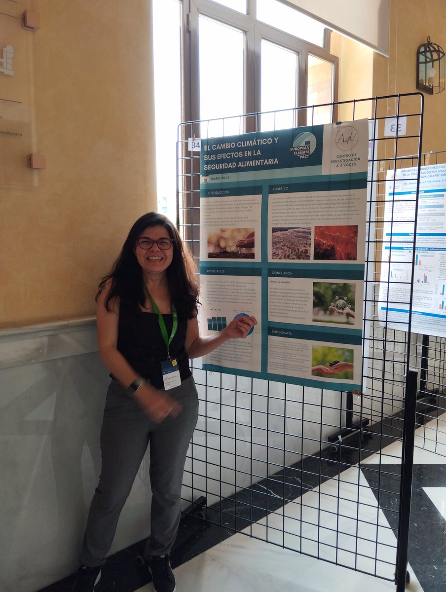 ClimaticosSpain's tweet photo. Tercer premio para nuestra Embajadora #EUClimatePact @EUClimateAction @Isabelsilva_7 en VII #Congreso #Internacional en #Calidad y #SeguridadAlimentaria @ACOFESAL1 #ACOFESAL2024
Enhorabuena la #seguridadalimentaria es responsabilidad de todo #DíaMundialDeLaSeguridadAlimentaria https://t.co/YjTte6TYXf