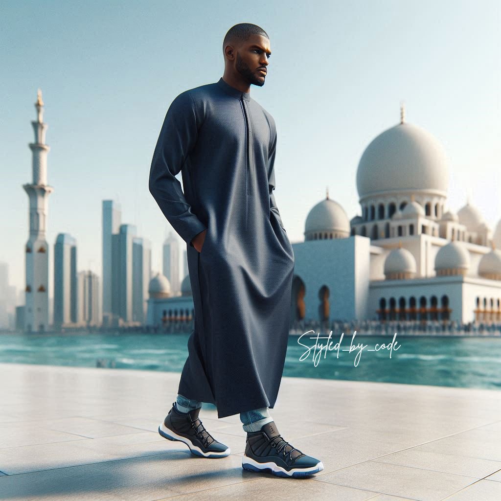 Styled_by_code's tweet image. What are your go-to pieces for Muslim menswear? Pairing sneakers with thobe😍   #MuslimMenStyle #FashionInspo #styleinspo Jummah mubarak