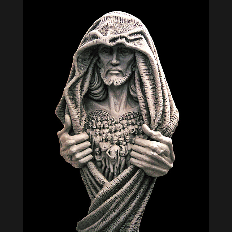 At a school year Mass I asked: Why we had the Feast of the #SacredHeartOfJesus? To which a grade 2 student replied: "Because there is room in the heart of Jesus for everybody!" We need to hear this today, more than ever!  (Open Your Heart statue by #timothyschmalz)
#NPSCFaith