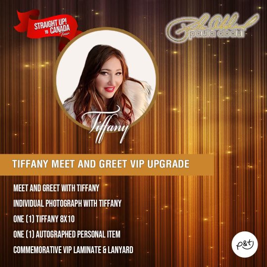 Tickets and VIP upgrades available now! Tiffanytunes.com/tour