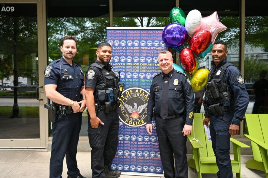 Atlanta_Police's tweet photo. We were thrilled to celebrate love, diversity, and safety with our amazing officers and community members.

Happy Pride, ATL! Your support means the world to us. Let's continue to embrace and celebrate our vibrant community together. 🏳️‍🌈❤️
#PrideATL #LGBTQIA+ #CelebrateLove https://t.co/i9IsK6Ob44