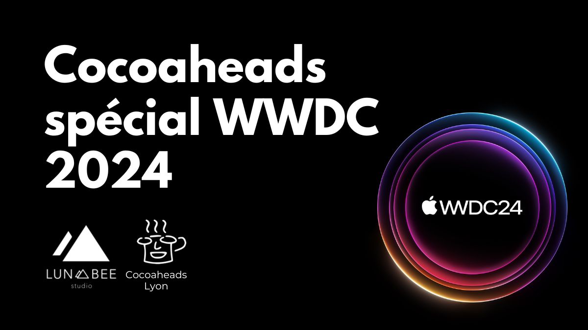 Lunabee Studio (@lunabeestudio) on Twitter photo Alors tu viens ce soir ? 👀⚡️C'est soirée spéciale #WWDC24 d'Apple avec les <a href="/CocoaHeadsLyon/">CocoaHeads Lyon</a>
Rejoins nous ce soir au sein de nos bureaux Lyonnais ✅🍻
Pour t'inscrire c'est juste ici : meetup.com/cocoaheads-lyo… Alors tu viens ce soir ? 👀⚡️C'est soirée spéciale #WWDC24 d'Apple avec les <a href="/CocoaHeadsLyon/">CocoaHeads Lyon</a>
Rejoins nous ce soir au sein de nos bureaux Lyonnais ✅🍻
Pour t'inscrire c'est juste ici : meetup.com/cocoaheads-lyo…