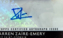 MythGenerator's tweet image. Warren Zaire Emery is trying to get a better (and shorter) signature that can appear more adult. And probably quicker to use for auto :-) I find it cute.

My kid is also trying to forge his new signature. He is 11.