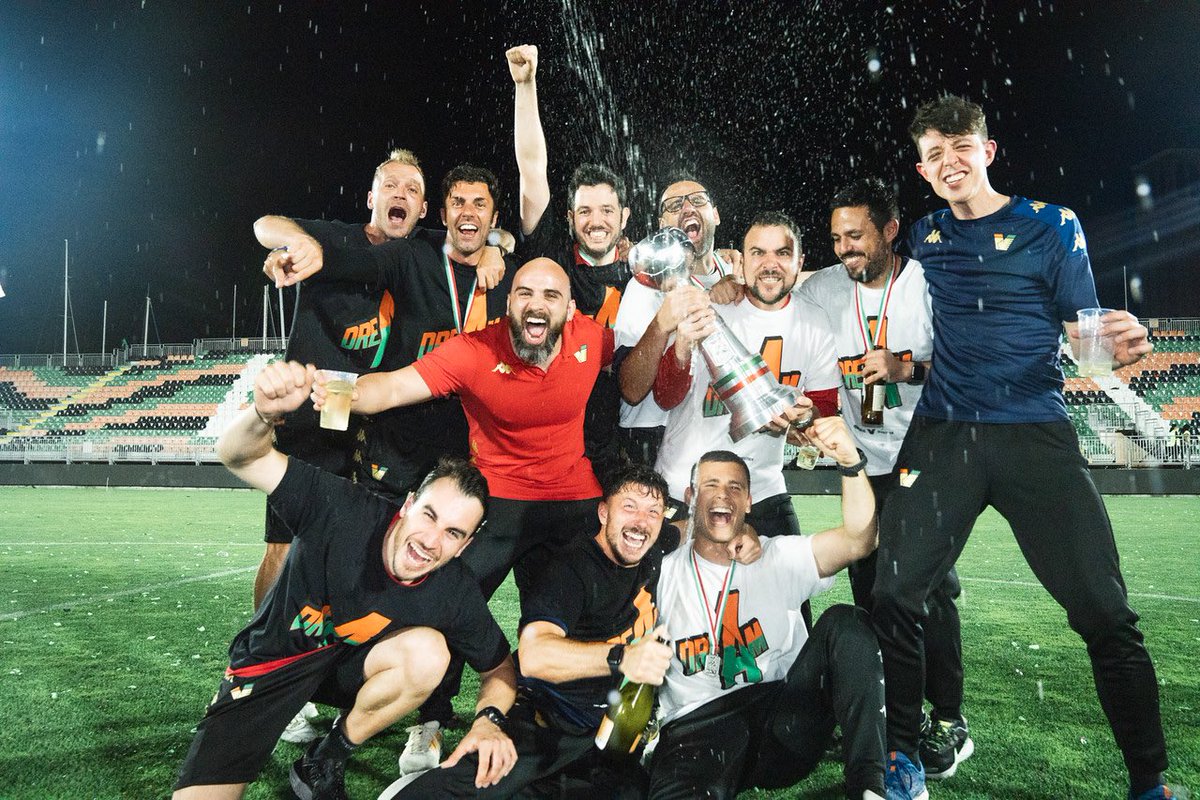 CarraroDr's tweet photo. 🌟 An incredible season has come to a perfect end! 🌟

Deep gratitude to my colleagues in the medical staff, the technical team, and my family for their continuous support.  This accomplishment wouldn't have been possible without you.

@VeneziaFC_EN https://t.co/9xzgEdFkuO
