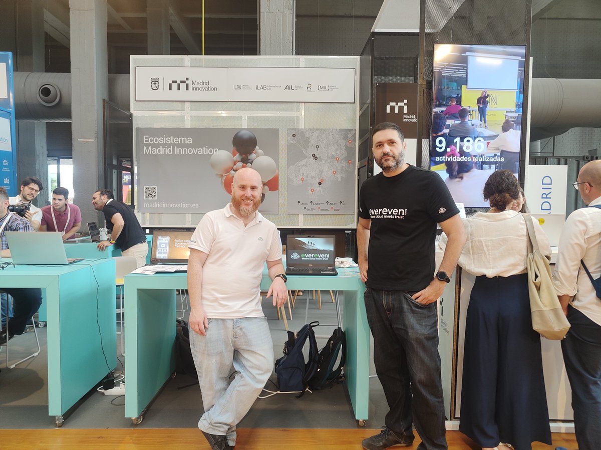 iLABMadrid's tweet image. @evereven_tech también está en el #SouthSummit24 bajo el espacio de @madridinnova.

#EcosistemaMI #ComunidadiLAB