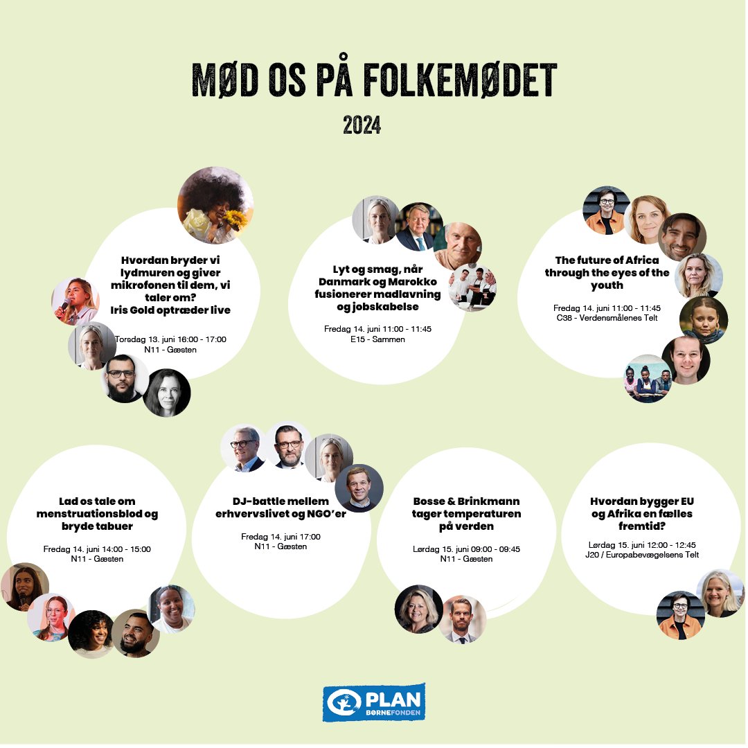 Vi glæder os til Folkemødet! Vi skal bl.a. diskutere repræsentation, menstruationstabuer og jobskabelse til unge. Vi skal lave mad og slynge budskaber ud i DJ-battle. Bosse &amp; Brinkmann tager temperaturen på verden, og Iris Gold optræder med Boys Boys Boys. Vi ses! #fmdk