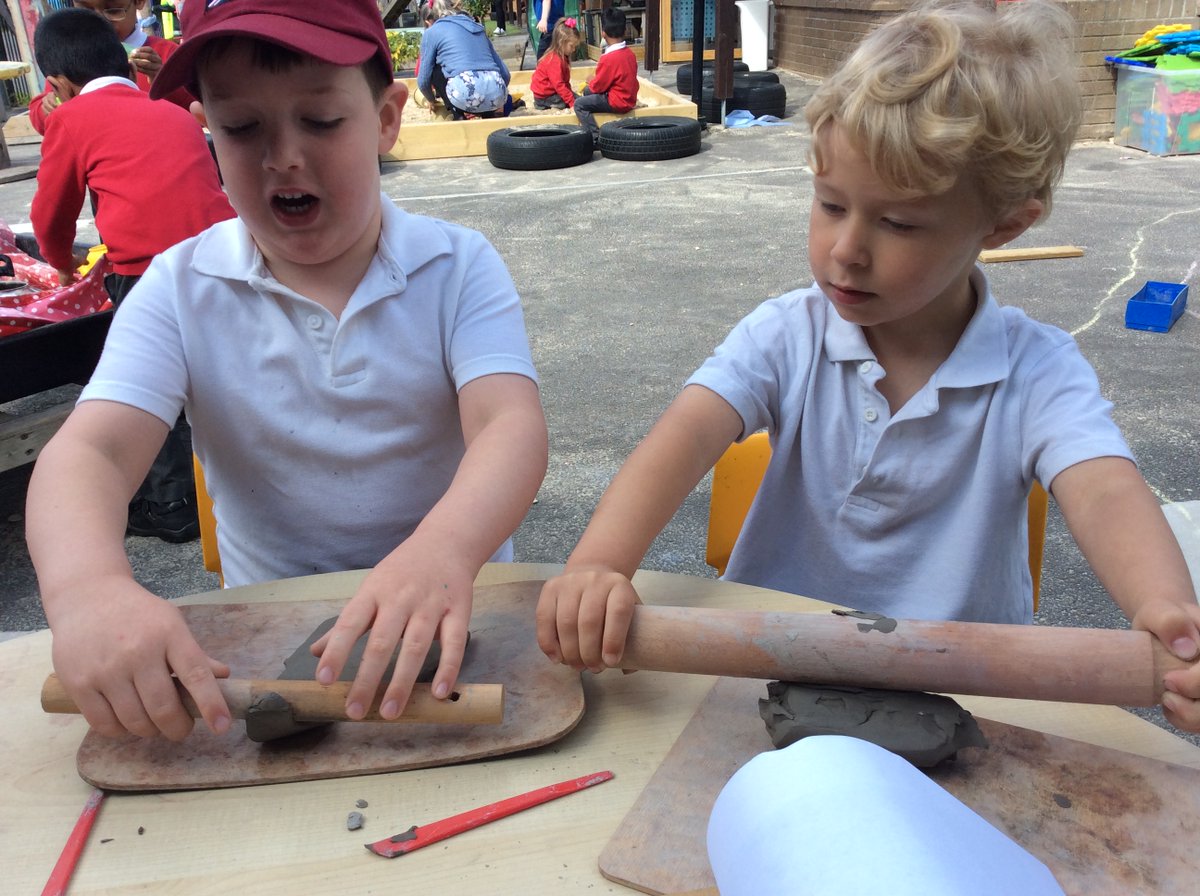 ManorParkFirst's tweet photo. Rabbit Class have been exploring different countries.  For art we have made Sculptures using the clay to recreate our own Easter Island sculptures.
#manorparksuperstars https://t.co/fbUdCOevoz