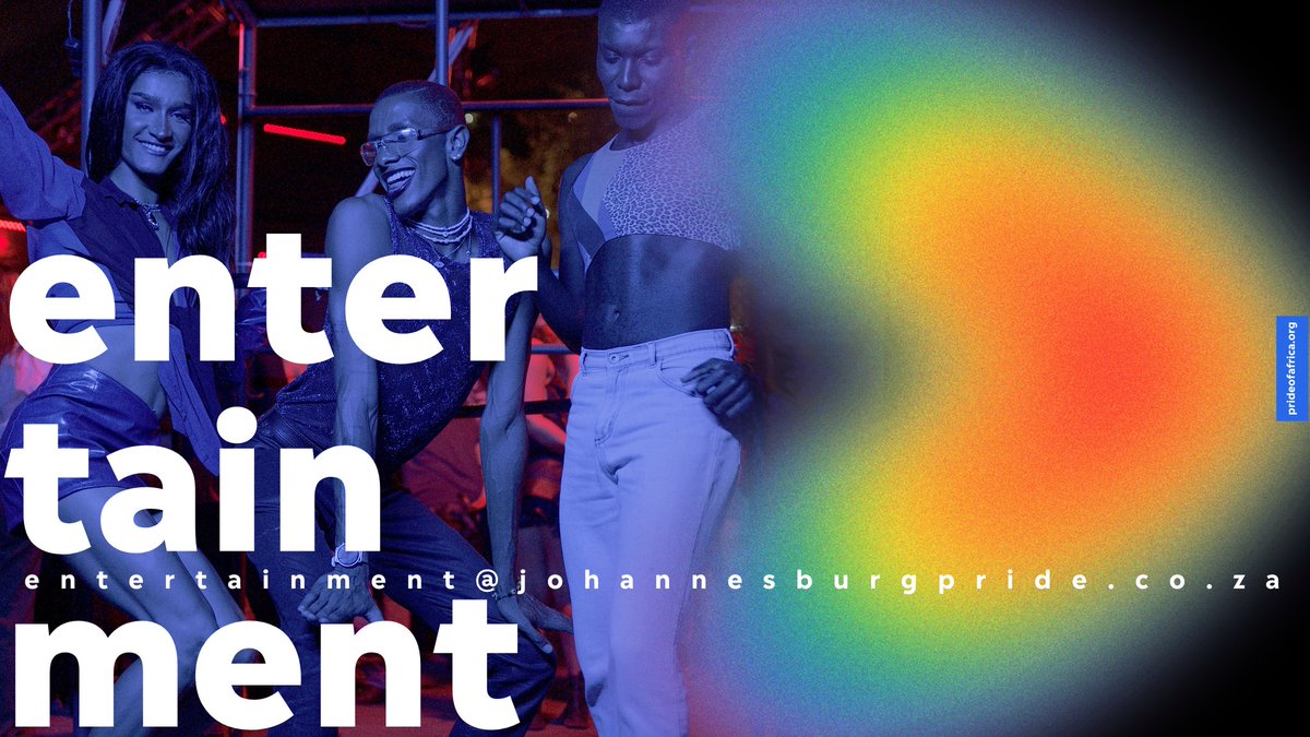 Got talent? Send us your demo to entertainment@johannesburgpride.co.za 😉🔥
Any art and entertainment form are welcome!

#Pride #pridemonth #prideofafrica #jhbpride #JoburgPride #JohannesburgPride