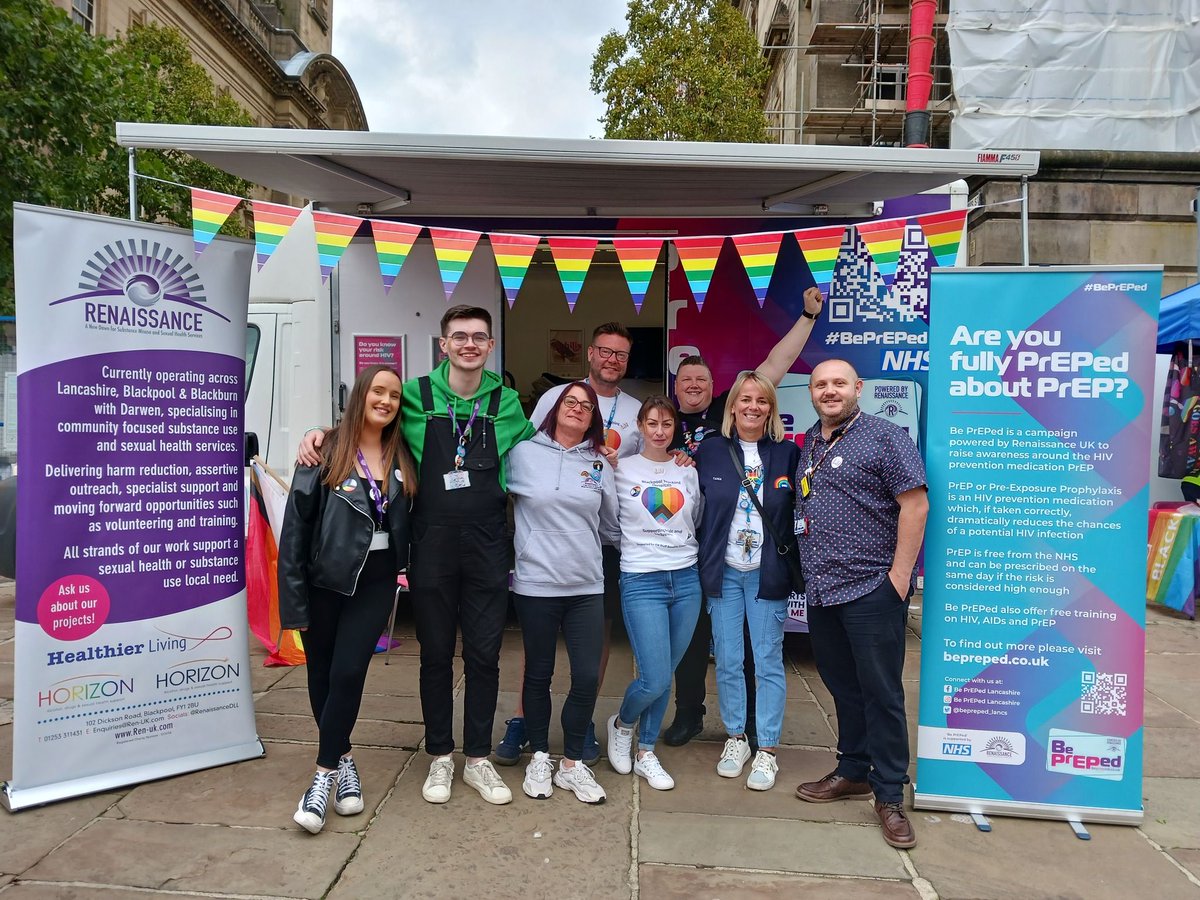 ONLY 1 DAY UNTIL BLACKPOOL PRIDE!!  Are you as excited as we are?  Make sure to pop down and see us, and get a free sexual health check up and some PrEP to take away with you! @renaissancedll <a href="/BTHLancsU25SH/">Lancashire Sexual Health Service</a>