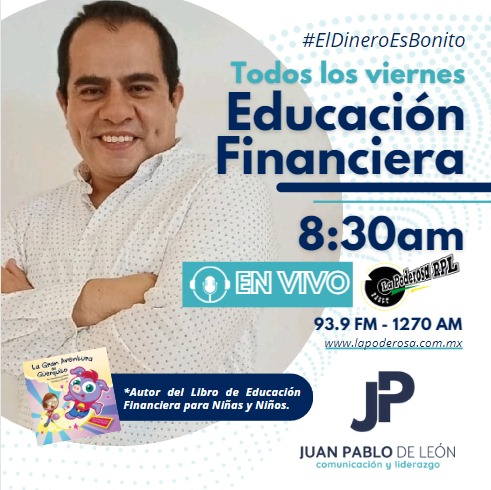JUANP_DELEON's tweet image. Esta mañana de viernes entre las 830am y 840am escúchame en #LaPoderosa en mi columna de #Dinero y #EducacionFinanciera @SoyGuerquito 

Pícale aquí:
lapoderosa.com.mx/audio.html