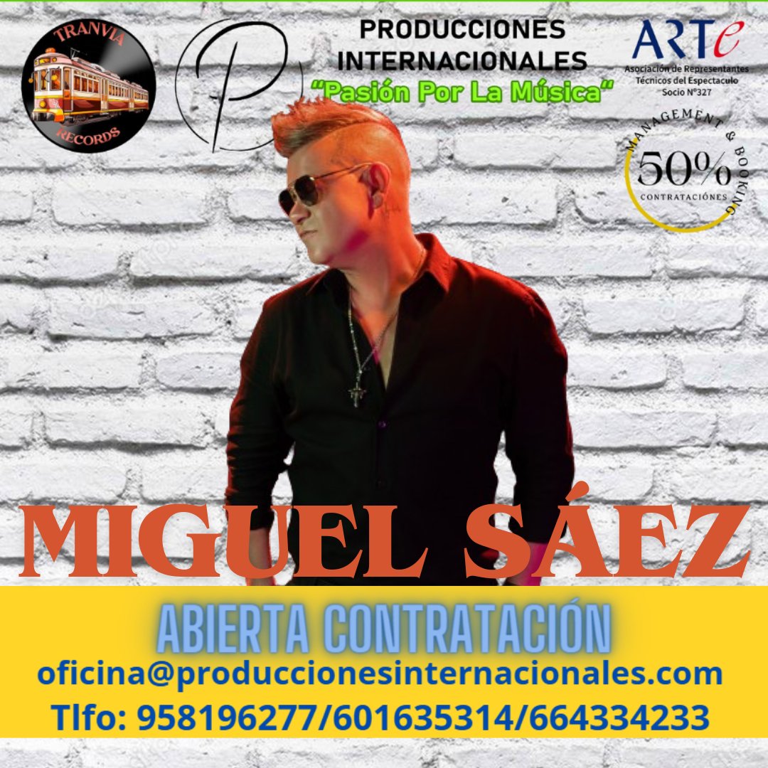 Abierta contratación !!
<a href="/MIGUELSAEZOFICI/">Miguel Sáez</a> 
Dale a tu gente algo grande para recordar 💯📷oficina@produccionesinternacionales.com 📷 958196277/601635314/664334233 ☎
