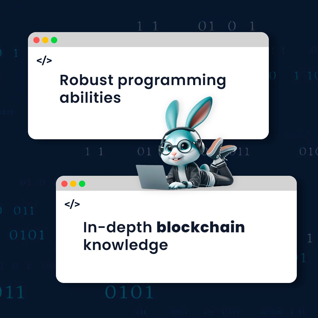 bondexapp's tweet image. Dreaming of becoming a #blockchain programmer? Dive into this captivating world with these helpful tips!

💚🐰