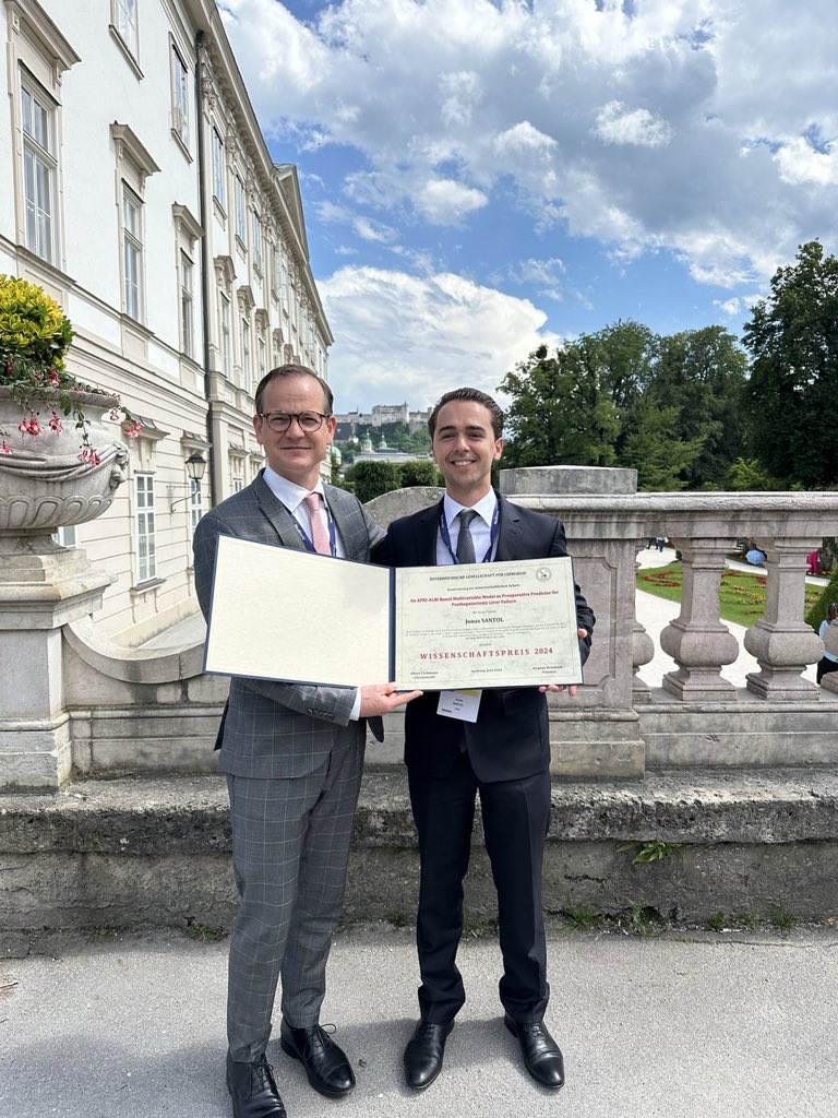 Congrats to the team of TELL!
With a total of 12 talks, multiple awards and grants with a total of 32.000,- € of support from the Austrian Society of Surgery, we are concluding the 2024 Annual meeting of the Austrian Society of Surgery. Increadibly proud of the team #MayClinic