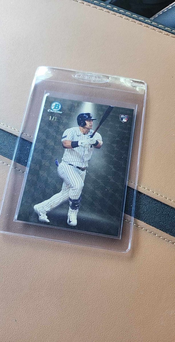 So how about this for a car rip blaster box pull <a href="/topps/">Topps</a>? 

Don't need any tired modern day hobby cliché for this one! I know my boy done good! 

Martian Spotlight 1/1 superfractor! #JassonDominguez #Yankees #Superfractor #