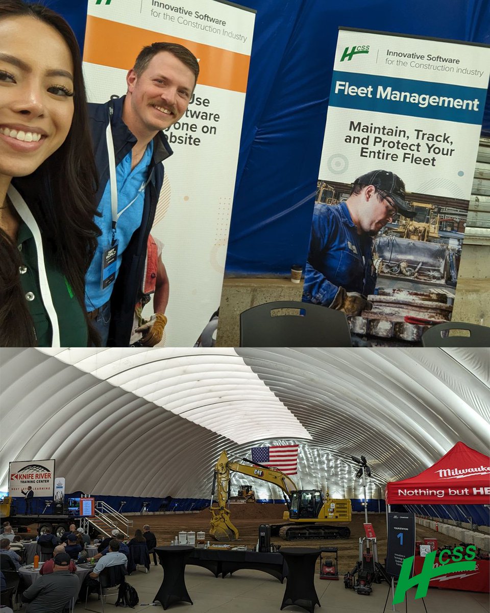 hcss's tweet image. Jeff Beseda and Juliane Nguyen had a blast playing in the dirt at the Knife River Training facility this week! Hope to see y&apos;all at future Dirt World Workshops!

#HCSSsoftware #construction #events