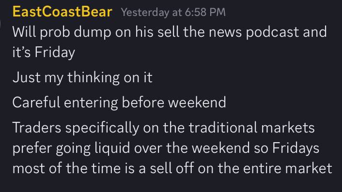 basedMemesWin's tweet photo. Were you exit liquidity again anon? $GME Our members were forewarned of the friday dump fest #GameStop https://t.co/BVGwBNYwTz
