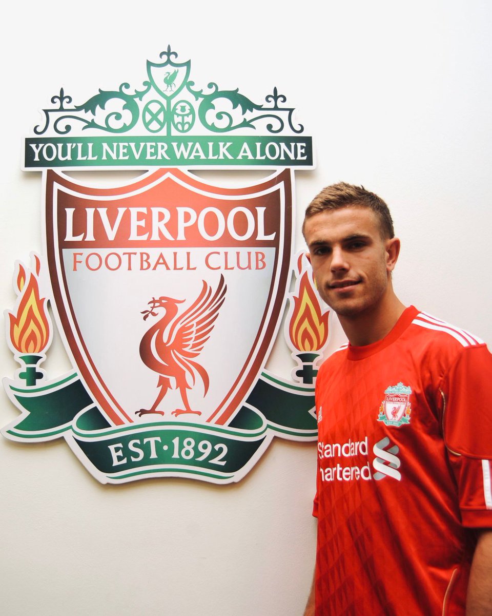 LFC's tweet photo. #OnThisDay in 2011, @JHenderson joined the Reds ✊ https://t.co/SRlUGFyJMD